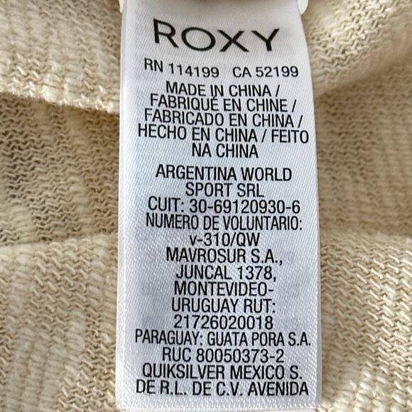 Roxy Good Vibration Slub Knit Beachy Hoodie (L) - Picture 10 of 11